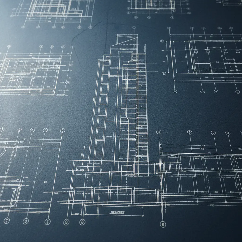 Architectural blueprint background