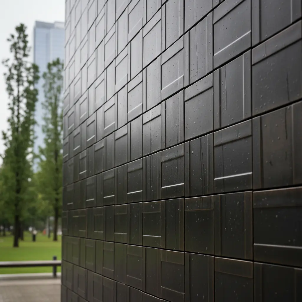 Metal facade panel